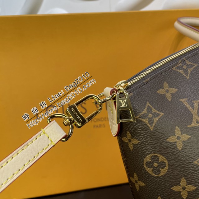 LV路易威登2023专柜新款M45987 LV老花Boétie中号拉链托特包手提女包 ydh5457